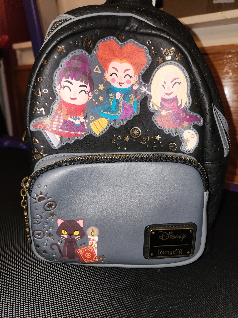Disney Hocus Pocus Cardholder with Yellow Flame Accent